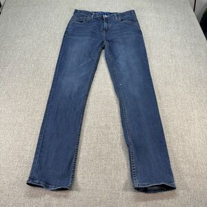 Levis 502‎ Jeans Boys 18 Regular 29x30 Blue Slim Straight Stretch Medium Wash